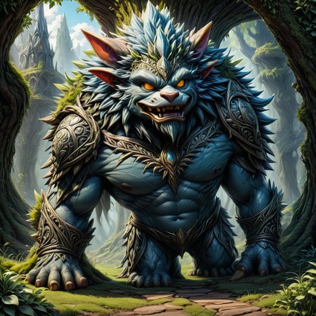 hyper detailed masterpiece, dynamic, awesome quality,LoromXL_Druidic_Naturalism,
ogre, cute furry fuzzy creature, alluring gaze, fairy tail, ethereal, fantastic, playful expression, enchanting, guardian spirit   <lora:LoromXL_Druidic_Naturalism:1>