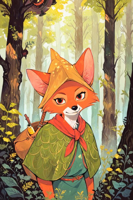 anthro fox girl,Robin Hood,blonde,(solo:1.5),forest,ameli,portrait, 
<lora:Perfect Hands:1><lora:age_slider_v4:-1> <lora:Ameli:0.8>, score_9, score_8_up, score_7_up, score_6_up, score_5_up, score_4_up,zPDXL