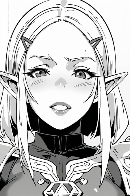 score_9, score_8_up, score_7_up, score_6_up,  <lora:butcha-u_Style_3:1.5>, zelda, monochrome