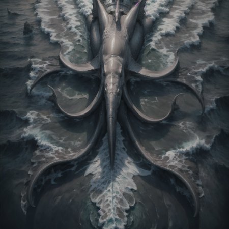 extreme distant overhead shot, ocean, giant squid, <lora:deepdarkocean:0.6>, deepdarkocean, <lora:NsfwPovAllInOneLoraSdxl:0.5>, high quality, highres, masterpiece, best quality, 8k, intricate, detailed, <lora:add_detail:0.6>, very detailed, <lora:more_details:0.6>, <lora:JuggerCineXL2:0.6>, <lora:Smooth Anime 2 Style SDXL_LoRA_Pony Diffusion V6 XL:0.6>