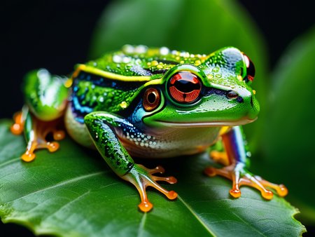 frog on a leaf, (colorful), Miki Asai Macro photography, close-up, hyper detailed, trending on artstation, sharp focus, studio photo, intricate details, highly detailed, detailed face, detailed skin
<lora:xl_more_art-full_v1:1>
