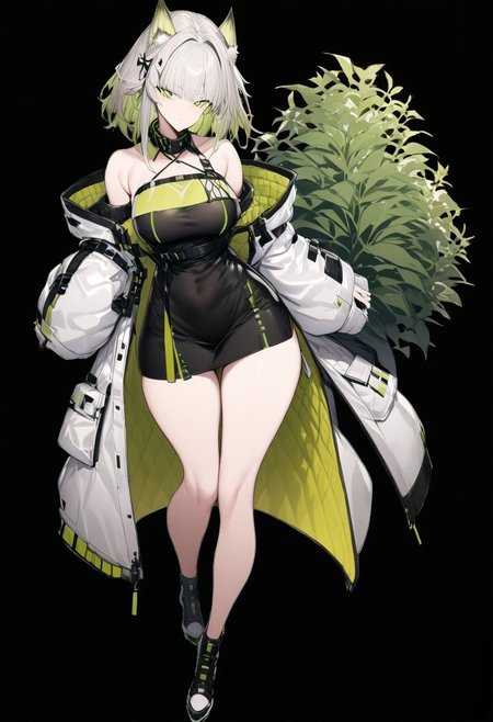 masterpiece, best quality, ultra-detailed, beautiful, nai3, 1girl, solo, full_body, tachi-e, 
kal'tsit_\(arknights\),