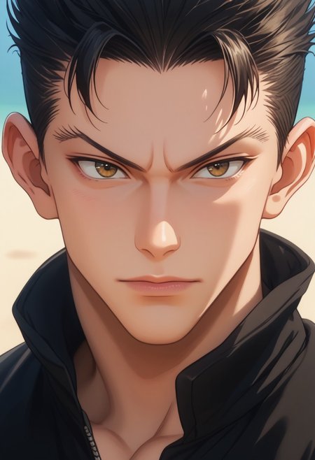 score_9, score_8_up, score_7_up, source_anime, rating_safe, Hanunter, 1boy, male focus, anime screencap