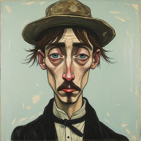 style of Billy Childish flux 382