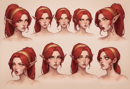 Tsailin - WoW Half-Elf OC