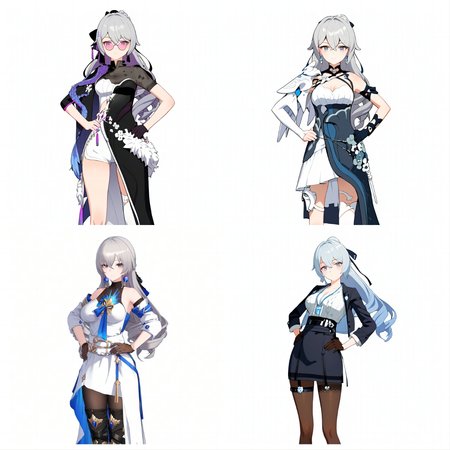 ( Noob | Pony | A3 ) SDXL Lora-布洛妮娅(大鸭鸭)-Bronya (adult)-MIHOYO Collection 米家全家桶系列