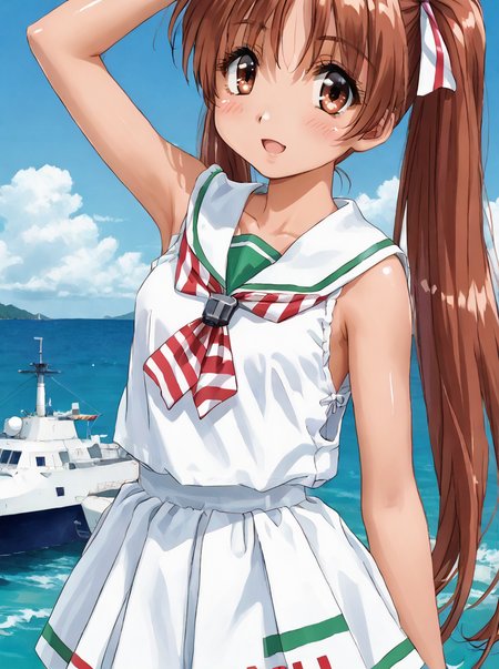 detailed background, shiny skin, posing, rating safe, 
<lora:libeccio.pony:0.8>,
libeccio, aaa, 
<lora:komirin.pony:1.0>,
komirin,