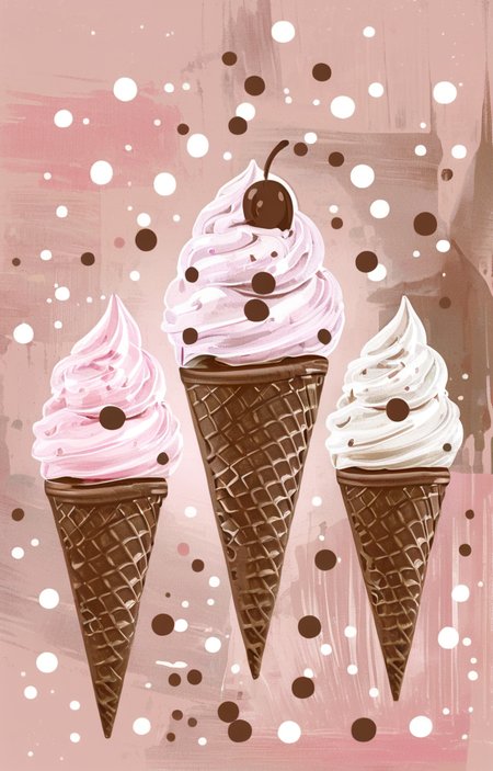 masterpiece,best quality,<lora:tbh14-sdxl:0.9>,illustration,ice cream portrait of family