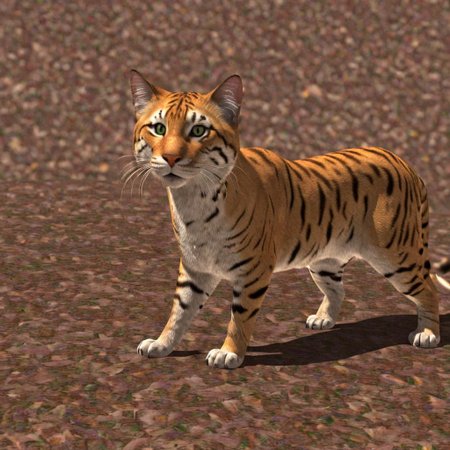 1990s CGI of a cat