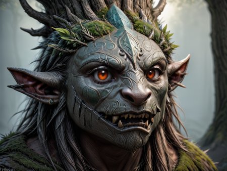 druidic beast head <lora:LoromXL_Druidic_Naturalism_v1:1.2>