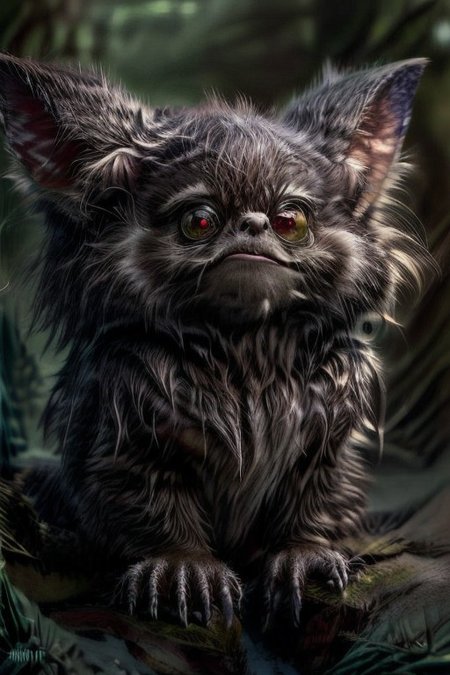 Now, there is a weird mgln creature which look imperfect but somehow has an extremely cute and adorable.
It come to the village of animals, and they adore it so much by giving it the best gift they were able to give.
The creature look like a pervert Artificial Intelligence Images Generator who really love to fap fap their bananas.
Suddenly, one of the animals become interested with it and pledge itself as its future spouse but the creature rejected its love and made it become very sad in sorrowful BUT as it remembers that the creature's hobby was fap fap its bananas, and then it trying to change itself become one of the most beautiful bananas in the whole millions galaxies ever existed. How the process it become bananas? I have no idea to be honest because I am just input this prompt to make you confuse just like my ex-Boyfriend ever made me confuse with his uncertainly future although he was ugly as a burnt pan crust. BUT hey, you are the Dream Shaper, so I believe you able to shape my dream.
Award Winning of every Awards from whole galaxies. The mystical ethereal background and mixed colors become Trending on Playboy for one time and the rest of other times always trending on all of social media platform, so much trending that even the Civita moderators unable to judge whether this is allowed or not. Do you know what I mean? because I don't even know why I am create this,
cute love regards,,
EdobTWOTWTripod
giant alien creature, claws,