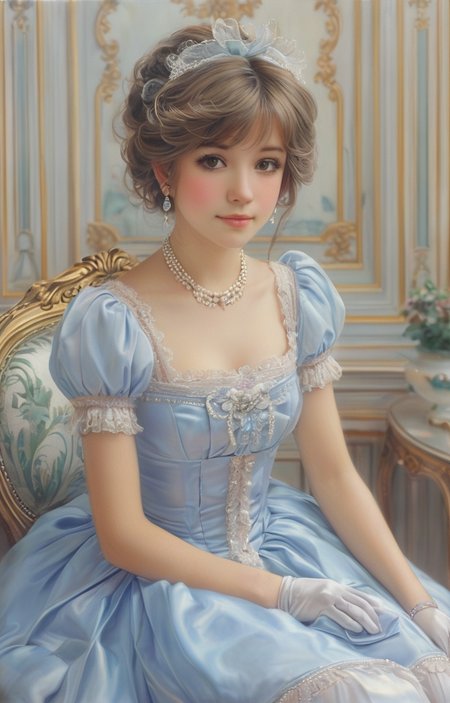 masterpiece,best quality,<lora:tbh362-sdxl:0.6>,illustration,style of  Vittorio Reggianini, portrait of idolmaster cinderella girls,