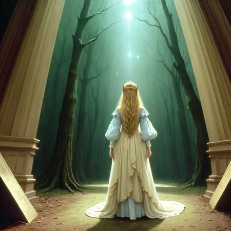 princess blonde hair royalty standing dark forest moonlight movie studio
(analog film:1.3) (vhs movie) (photorealistic) (screencap) (cinematic lighting) (sharp focus)  (80sDarkFantasySD15b:1.0)