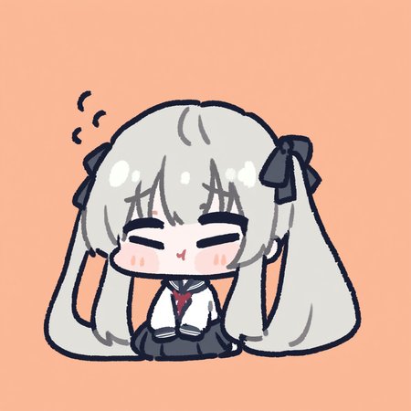 Kasugano Sora,<lora:miratsu_noob:1>,chibi,