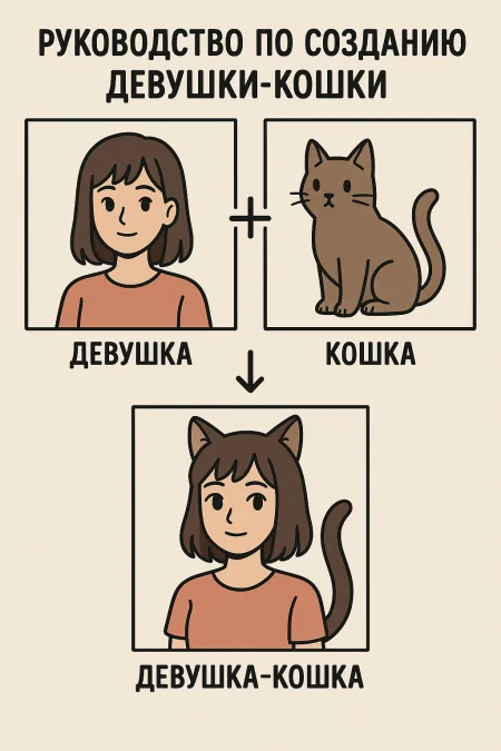 Руководство по получению девушки-кошки из девушки и кошки