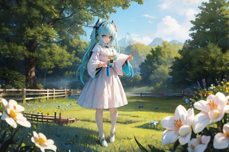 (otherworldly), highly insanely detailed, masterpiece, top quality, best quality, highres, 4k, 8k, RAW photo, (very aesthetic, beautiful and aesthetic), farm, fields, barn, fence, fantfa, <lora:FantasyFarm-10:0>, 
1girl, 
(pure white hair,aqua hair,vibrant red hair ,colored inner hair,rainbow hair,Iridescence hair), 
(dark background),âââ