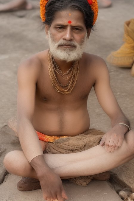 Saddhu?Gymnosophist?hindu?in India! male only (印度各种不穿衣服的男性教徒)