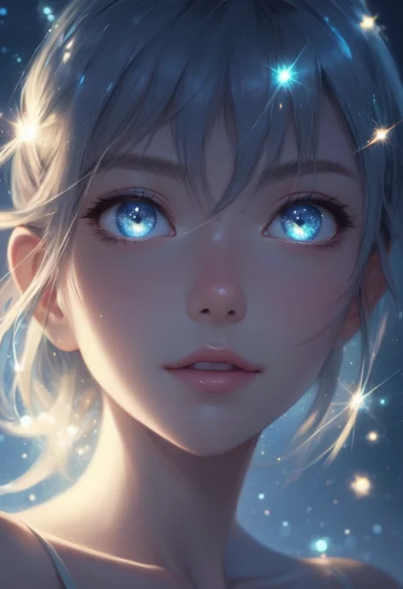 sparkling gaze