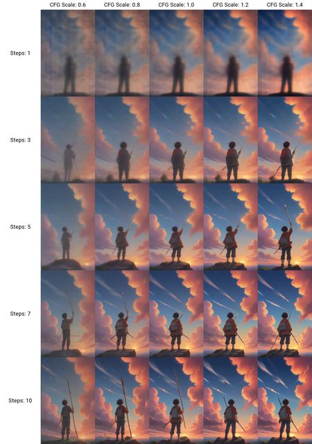 (anime cinematic still),(Sky Painter:1.4),Sunset canvas,paintbrush,vibrant clouds,celestial inspiration,