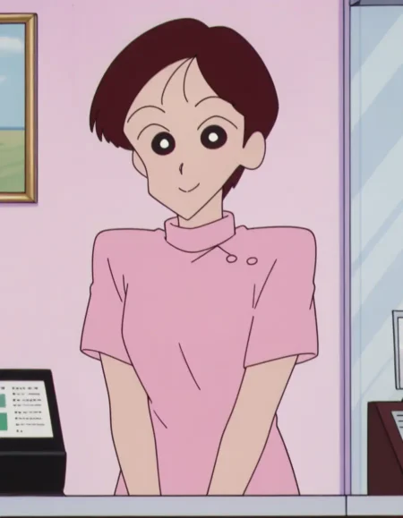 美容師A  hairdresser A / クレヨンしんちゃん Crayon Shin-chan #1170 - Illustrious