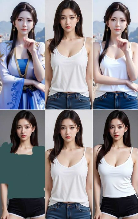 Qwen Consistent Outfit Change
