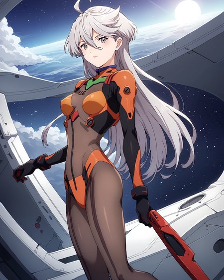 score_9,score_8_up,score_7_up,score_6_up,score_5_up,score_4_up,anime BREAK 1girl,
<lora:miorine.pony:1>,small breasts,White skin,
miorine,ahoge, grey eyes, grey hair, hair between eyes, long hair, swept bangs, 
BREAK (see-through:1.4), (pilot suit:1.1), driver suit,,body suit,(muvluv alternative, muvluv total eclipse:1.1), evangelion,
nsfw,
BREAK neutral,
looking at viewer,
arm pit,
BREAK space,
zPDXL,zPDXLxxx,
<lora:flat_sdxl:-0.5> <lora:xl_more_art-full_v1:0.5> <lora:add-detail-xl:0.5> <lora:sdxl_lightning_8step:1>