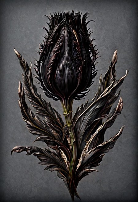 cg_darkscifi black tulip mm style flower ingrid-elias-style