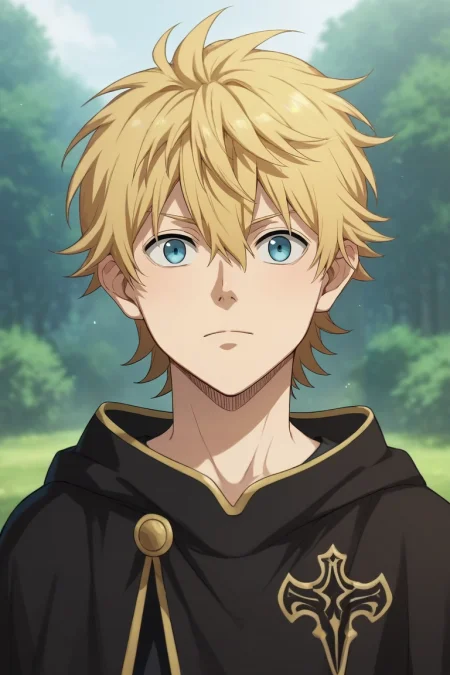 score_9, score_8_up, score_7_up, source_anime, rating_safe, , (photorealistic:0.6), , depth of field, 1boy, solo, male focus, <lora:luck_voltia_pony:0.78>, luck_voltia, blonde hair, blue eyes, short hair, hair between eyes, , , <lora:sdxl_lightning_8step_lora:1>