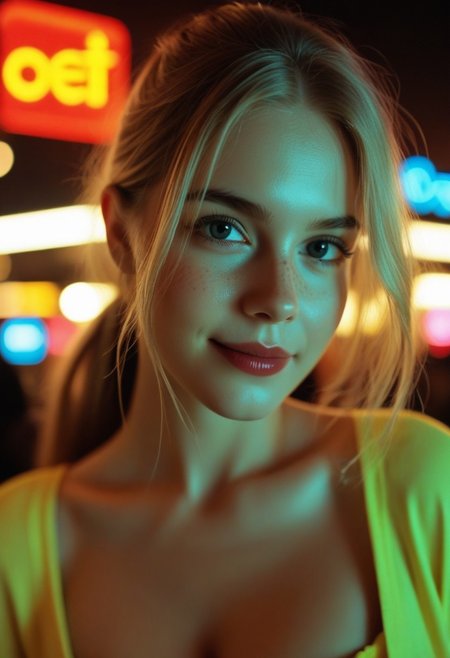 (young:1.5), score_9, score_8_up, score_7_up, (realistic:1.4),
NEOST,
film grain, cinematic (yellow theme, vivid colors:1.2). (instagram model Korean Sienna Rodriguez:1.3). score_9, score_8_up, score_7_up, 1girl, 18 years old black eyes, black very long hair, ponytail, bangs, hair over eyes, freckles, small breasts, tall_female, fat, , , accidental_exposure, blush, smile, embarrassed, lipstick
 (detailed face and eyes:1.2), perfect cute face, sexy cleavage, street_fashion, turning to look at viewer, vibrant colours, serious face, (freckles:0.6), round face, ((small sagging boobs, cleavage)),