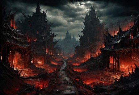 EdobHorrorLandscape,
ghst-3000, OverallDetail,
A landscape of a curse village in europe,
red sky,
hopeless, nightmare, broken lights, dark ambiant,
HDR, HD textures, intricated details, 8k,