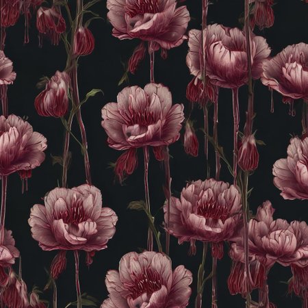 bleeding flower, 1object, high resolution, dark place, light from top