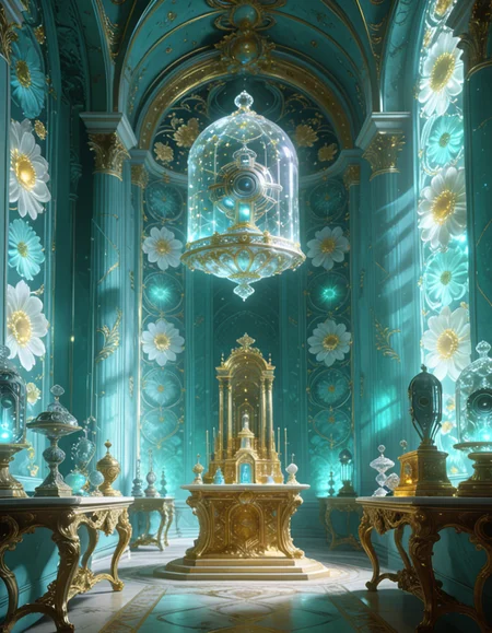 post-human rococo offering chamber