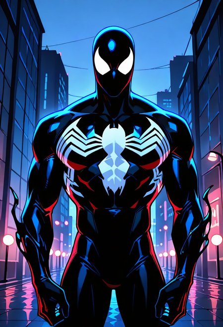 Symbiote Spiderman Blacksuit (The Animated Series)