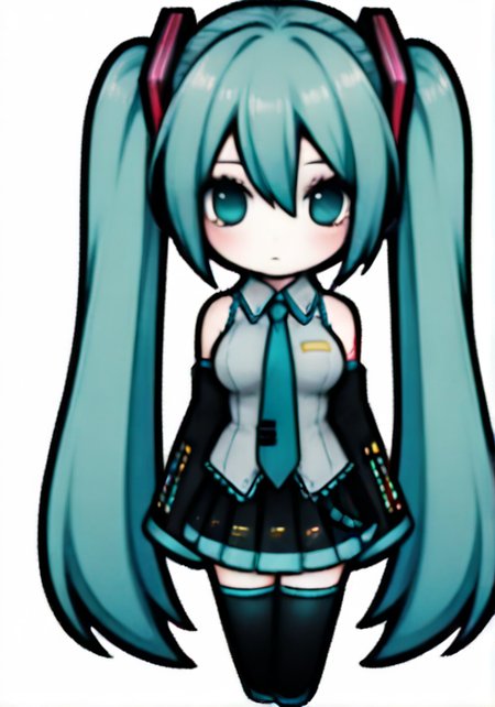 hatsune_miku, rimworld, (chibi:1.2),  straight-on, 1girl, breasts, solo, full body, transparent background, white background, simple background  <lora:rimworld2-000070:1>