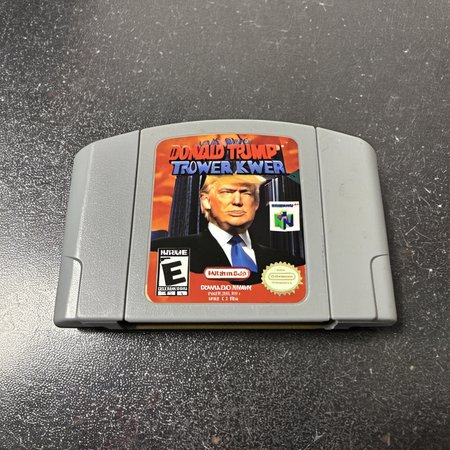 <lora:n64-000003:1>, n64, Donald Trump's Tower
