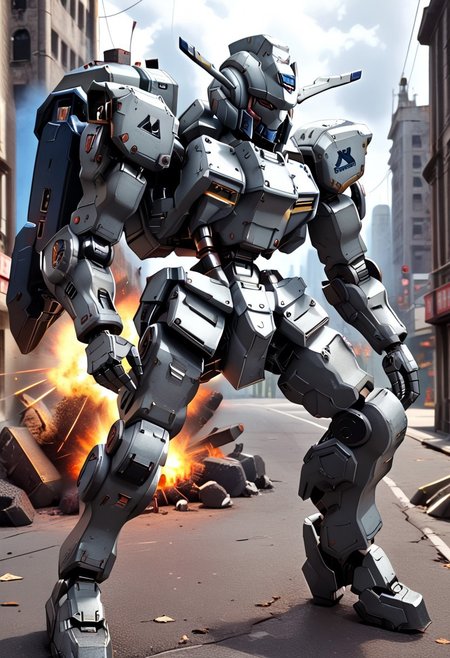 city ruin, t34 turret, explosion, six legs, insect leg, mess, chaos, (non-humanoid robot, mechanical spider, six legs, tankhead, zzmckzz, 1other, robot, mecha, science fiction, holding weapon, shoulder cannon, arm shield, pnzr4tnk turret tank attach on abdomen , spider leg, turret, machine gun, canon, war) tank , negative_hand, Fixhand, mecha, absract art, gundam,