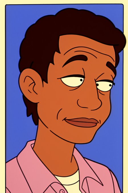 <lora:Randy_Carmichael_-_Rugrats_1992:0.65> randy_carmiichael, 1man, solo, male focus,  portrait, smirk, pink shirt, sunglasses, <lora:LCM_SD15:1.0>