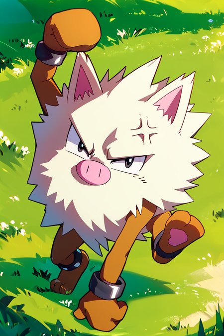 score_9, score_8_up, score_8,  ,,,  zzPrimeape, standing, full body, outdoors, day, black eyes, standing on one leg, grass, anger vein, angry,  ,<lora:PrimeapePokedexPDXL:1.0>,   ,,, ,,, embedding:zPDXL, Expressiveh, <lora:CatalystStylePDXL:0.6>,  <lora:SDXLFaeTastic2400:0.5>,  <lora:Expressive_H-000001:0.4>,