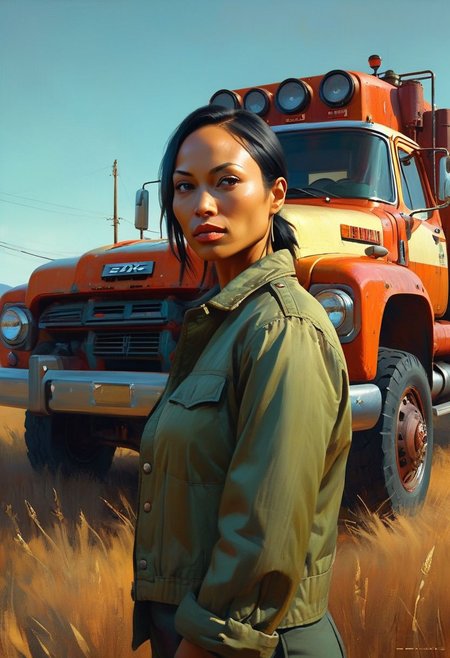 "Tool"'s Album Cover style.
Portrait of "Levy Tran". 
In a diesel-punk aesthetic. 
By "Simon Stalenhag".
Life-like details.
Cinematic. 
Dramatic. 
Dynamic. 
Extremely refined lines and and shapes.
Extremely refined details on objects.
Sharp details.
Wide range of colors.
Many details everywhere. Ray-Tracing. Anti-Aliasing. Realistic soft shadows. Low saturation colors. Insane quality. Insane resolution. Insane details. Masterpiece. 32k resolution.