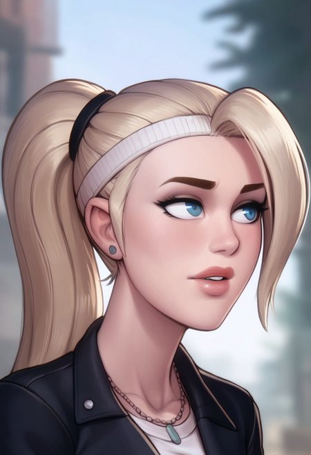 score_9, score_8_up, score_7_up, score_6_up, PRSNL_3_1, uncensored, pupils black dots, lips,
upper body, 
MKSonya, 1girl, blonde hair, ponytail, blue eyes, long hair