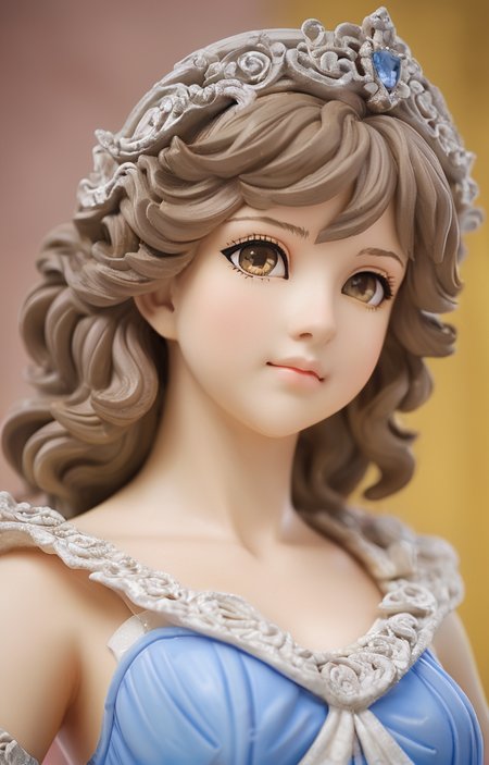 masterpiece,best quality,<lora:tbh59-sdxl:0.75>,illustration,A gypsum sculpture style, portrait of idolmaster cinderella girls,