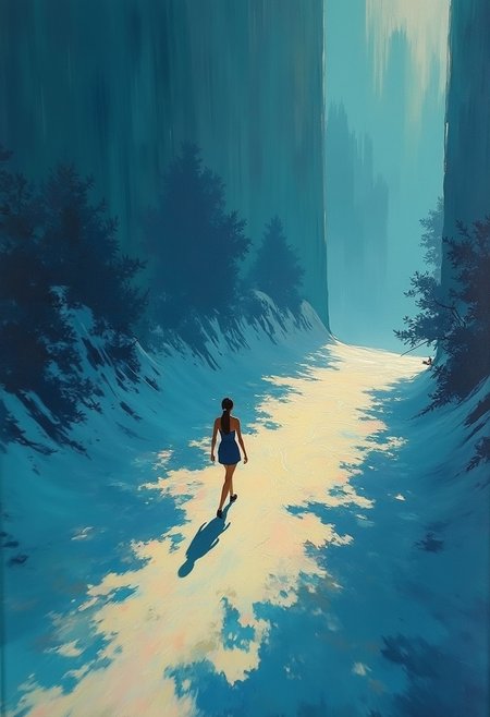 An Impressionist painting characterized by visible brushstrokes and a loose application of paint, capturing dappled sunlight interplay on a surface rendered in short, broken color patches. A single pixel, composed of distinct, non-blending primary color squares, occupies the central portion of the canvas..,


 (Depth of field), low saturation,detail. mythp0rt Stylish, charismatic.
 The background is minimalist, a gradient of shadowy blue tones, amplifying the ethereal and futuristic ambiance of the scene. The overall composition feels cinematic, blending high fashion with a science fiction aesthetic. . Exquisite cyberpunk.  .
(depth of field)
mythp0rt,
nigiex.  

Alexis,



 
