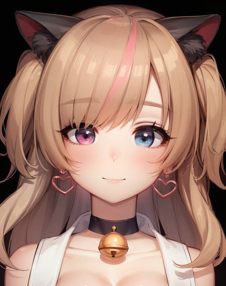 (extremely detailed CG unity 8k wallpaper),(masterpiece), (best quality), (ultra-detailed), (best illustration),(best shadow), (sharp eyeliner, eyeshadow, detailed eyes:1.1), c
,BREAK
(mk23normal:1.2), cat tail, jingle bell, American flag print, smile, hearts, face focus, hairclip removed, 
 <lora:Mk23:.8>