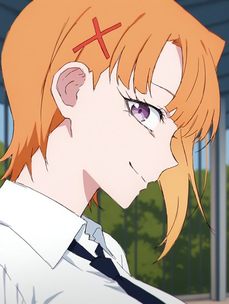 <lora:Ado_Usseewa_Style:1> (usseewastyle,sketch),
<lora:HanaYurikaw_LW:0.65>masterpiece, best quality, amazing quality, detailed, HanaYurikaw_LW, anime screenshot, short hair, hair ornament, purple eyes, hairclip, orange hair, blonde hair, multicolored hair, 1girl, solo, mature female, white shirt, necktie, school uniform, indoors, portrait, looking at viewer, smile, blurry background, three_quarter_profile, outdoors, park, upper body, large breasts