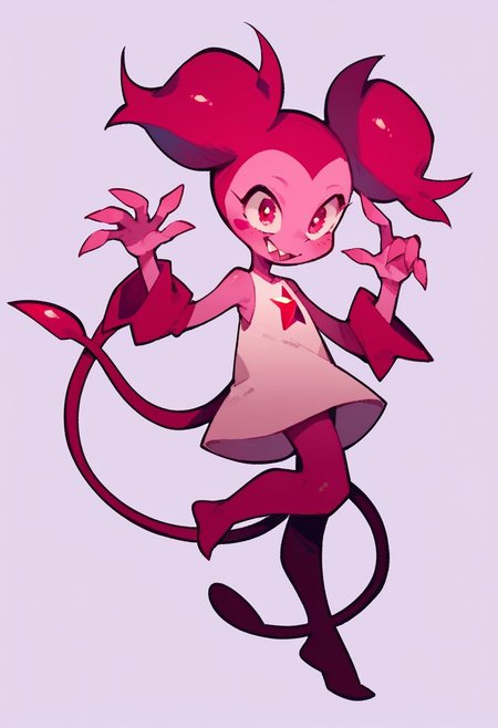 Score_9, Score_8_up, Score_7_up, Score_6_up, Score_5_up, Score_4_up, source_cartoon, 
1girl,Spinel from Steven Universe,pink_skin,twin_tails,
advntr