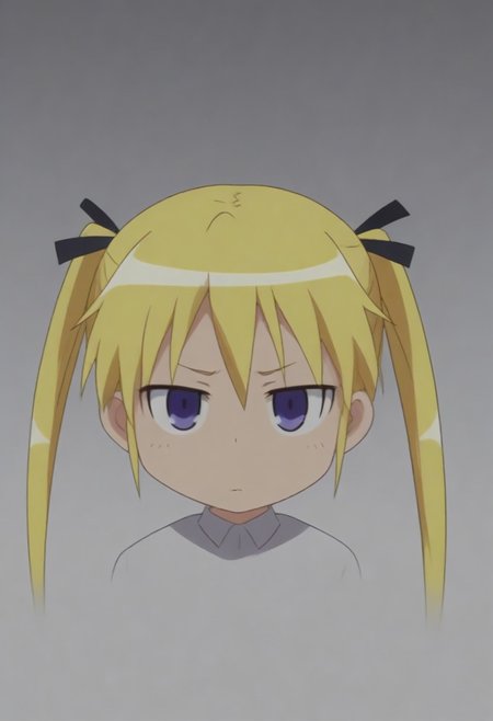 source_anime, anime screencap, source_anime, auratheguillotine, anime screencap, masterpiece, source_anime, shiny skin,,,,,,,sonyakmb, blonde hair, long hair, twintails, hair ribbon, purple eyes,, school uniform,