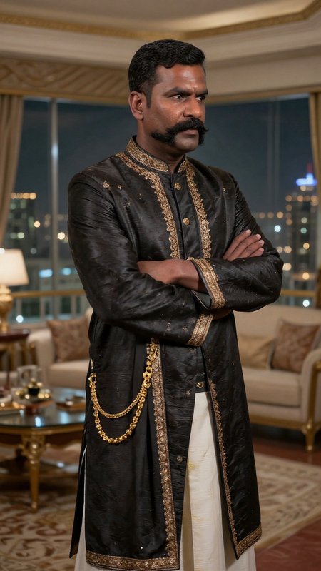 Angry South Indian Villain Man Kalia | Realistic Z-Image Turbo LoRA