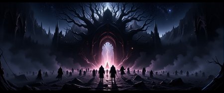 beckoning, 
the children of the night, 
the spirits of the undead, 
an the lesser lights, 
now the time has come to reach out, 
we must heed their calls, 
when strange gateways beckon, <lora:style-desolation-xl-by_andreac75:0.68> <lora:style-fantastic_landscapes-flux-by_artifyai:0.64> <lora:image_enhancer-flux-by_dever:0.8>