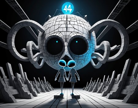 404 Error Reality Not Found,( text "404":2.0),404 Error Reality Not Found, ERROR daemon summoned!, Who needs dead ends in an endless cyberspace?,Performance Art, , Languages, Bump Mapping, Frostbite engine, Stark, Pencil Drawing, Front View, Cartoon, , Full Depth, UHD, Unconventional,,Albert einstein