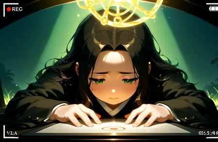 PonyScores7, source_anime, ah1, <lora:natsumi_style:0.5>, <lora:by_usakun-pony:0.4> by usakun, <lora:Akina_Bbw_Style_-_PonyXL:0.2> AkinBw
BREAK 1girl, (curly hair), long hair, (black hair:1.3), mature female, (parted hair:1.7), (round face:1.2), (thick eyebrows:1.2), (curvy), round-chin, (greenish brown eyes:1.4), (colorful eyes), (multicolored eyes), caucasian, (downturned eyes:1.2), (plump face), messy hair, <lora:Round_face:0.1>, <lora:ETO_OCPonyXL:0.5> eto_oc, skindentation, (plump), thick thighs, wide hips, busty, voluptuous, kinky curls, lips, <lora:venus body PonyXL:0.4>,  (((regretful expression, Downturned mouth, sad eyes, furrowed brows), (She sits at a piano, her fingers poised to play), (A massive underwater trench where floating platforms made of shimmering glass hover over the deep abyss, connected by glowing bridges of energy))), looking at viewer, (((black rock loyal scribe, with ink-stained fingers and a wax tablet recording heroic deeds for future generations)))
BREAK <lora:xl_more_art-full_v1:0.2>, <lora:shinyskin2:0.2> glistening skin, <lora:aesthetic_anime_v1s:0.2>, <lora:Expressive_H:0.2> Expressiveh, <lora:hairdetailpxl:0.2> hairdetailpxl, <lora:EpicF4nta5yXL:0.2>, <lora:detailxl:0.2> detailxl, <lora:Fant5yP0ny:0.2>, best quality, amazing quality, best aesthetic, absurdres, <lora:expressive eyes:0.2> expressive eyes, <lora:eyedetailpxl:0.2> eyedetailpxl, illustration, Volumetric_Lighting, ultra-detailed, very aesthetic, intricate details, 8k, masterpiece, best_quality 
BREAK (Eye-level angle (from the side) view Extreme Close shot, focus on legs) 
BREAK <lora:Eyes_High_Definition:0.3> EyesHD, Stable_Yogis_PDXL_Positives, AS-Adult, <lora:Complicated fantasy portrait - XL Pony V2.0:0.4>, bad-hands-5, <lora:HDA_Detailer:0.2>, HDA_FatGirlXL,